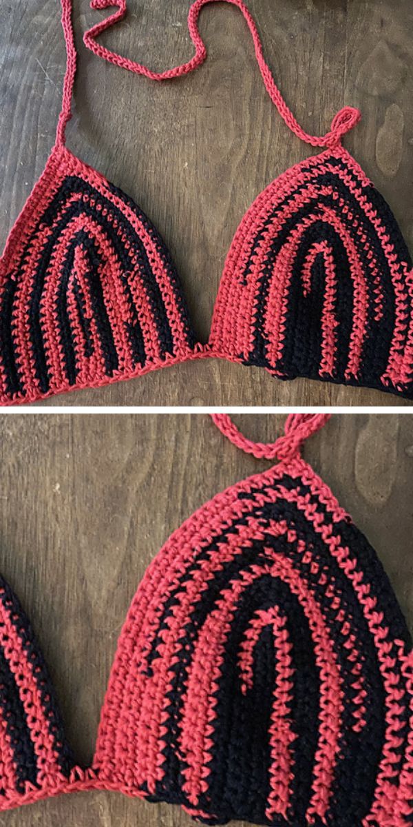 14 Hot Crochet Bikinis Swimsuits And Other Underwear Patterns