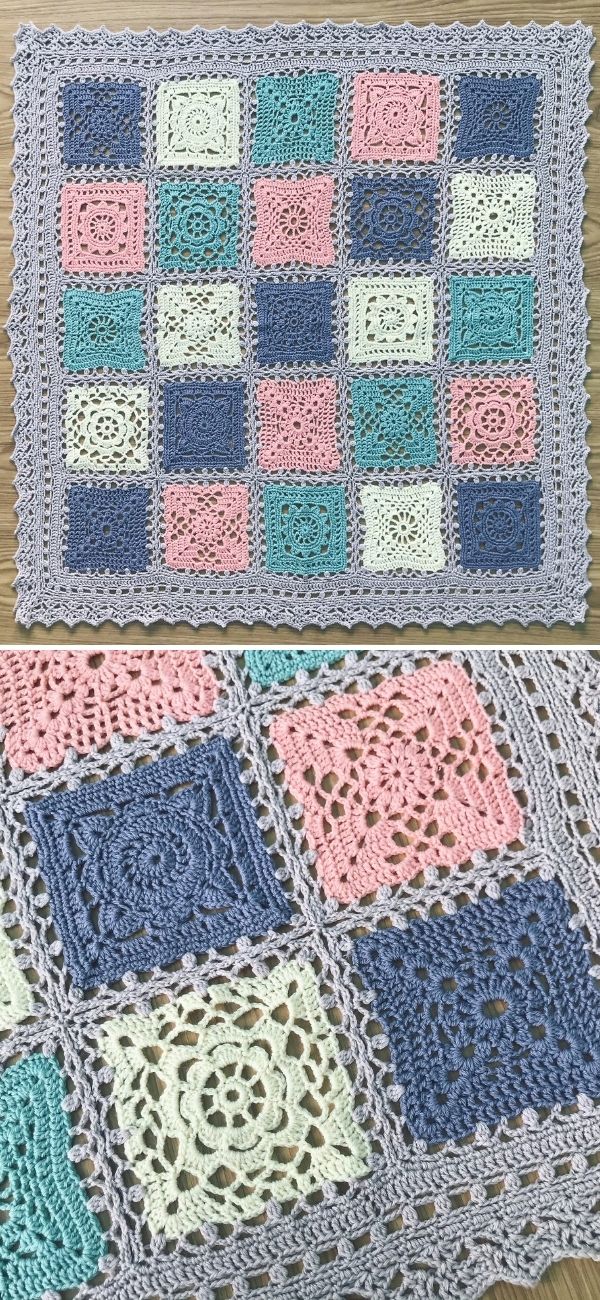 Beautiful Lace Crochet Blankets Pattern Center