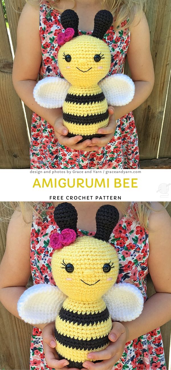 Amigurumi Bee Free Crochet Pattern