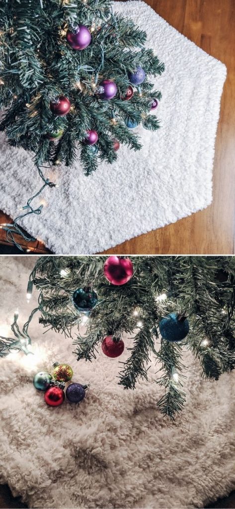 Faux Fur Tree Skirt