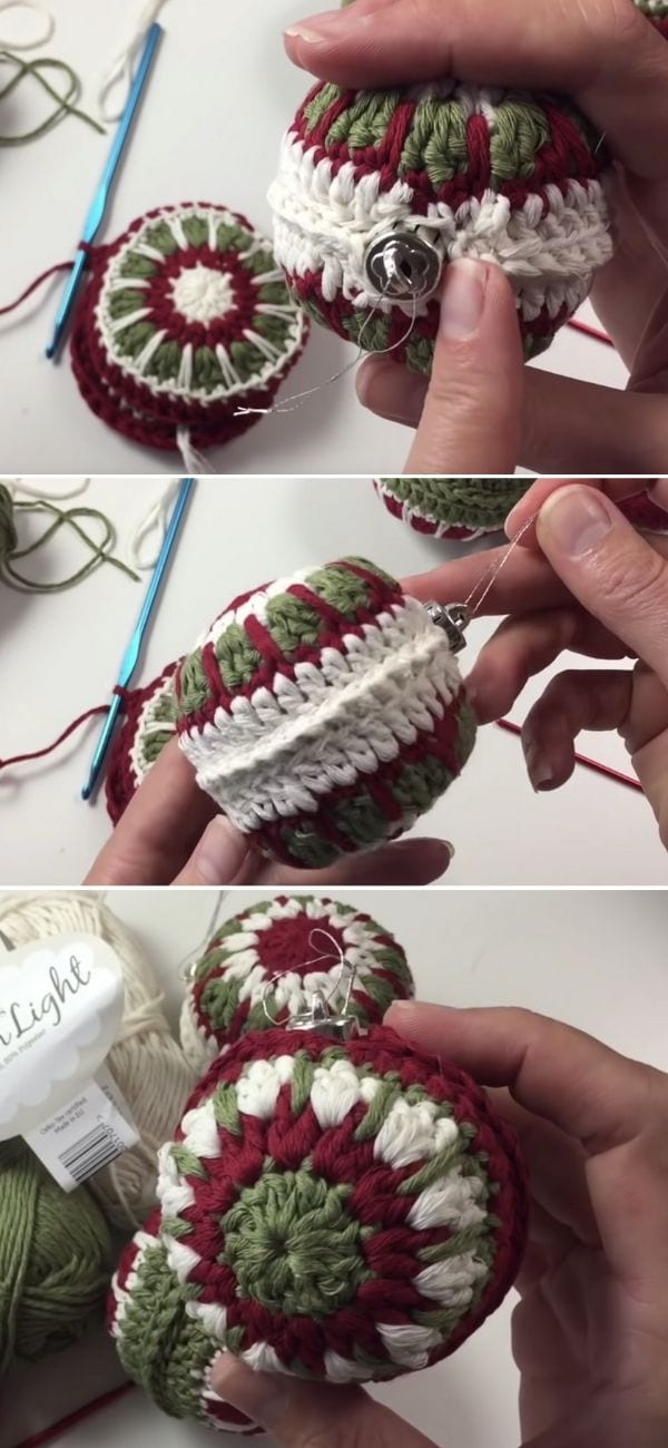 Crochet Christmas Baubles Free Crochet Pattern