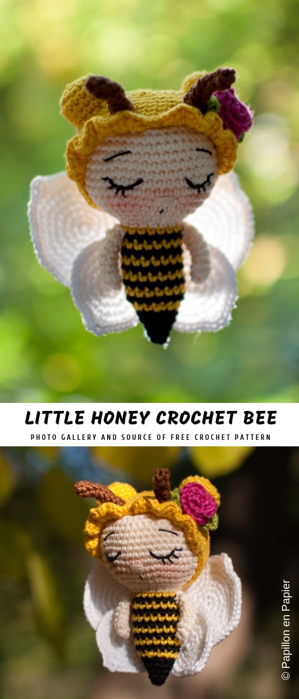Little honey crochet amigurumi pattern.