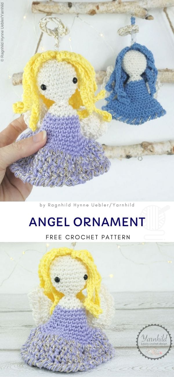 Angel Ornament Free Crochet Pattern