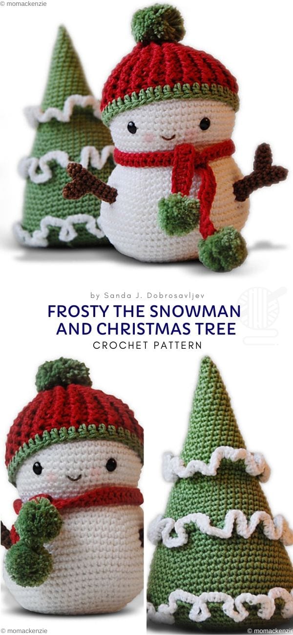 Frosty The Snowman And Christmas Crochet Pattern