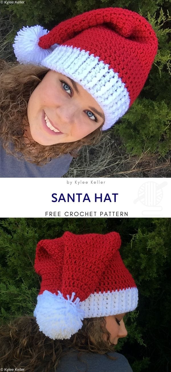 Santa hat Free Crochet Pattern