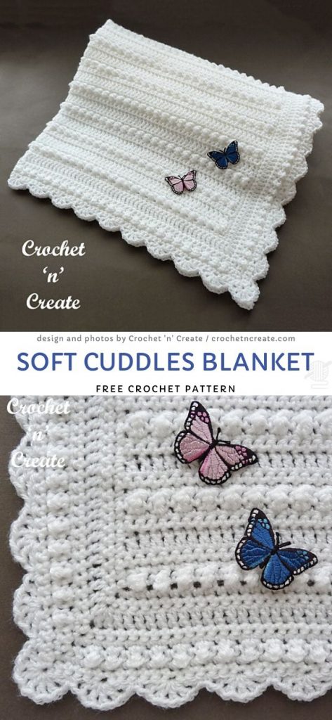 Soft Cuddles Blanket Free Crochet Pattern