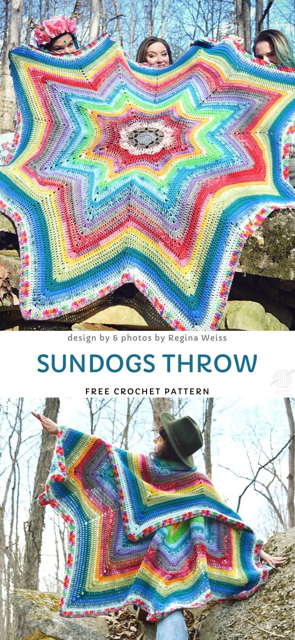 Sundogs Throw Free Crochet Pattern