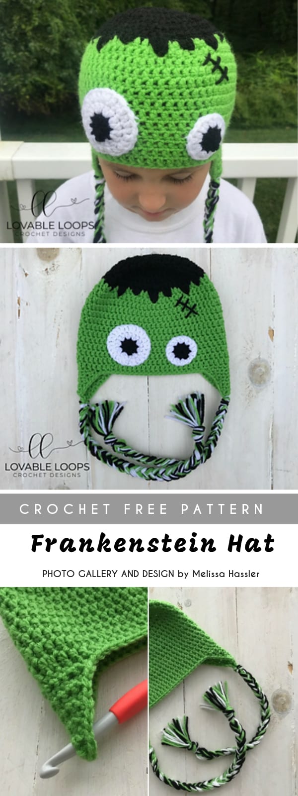 frankenstein's hat crochet pattern.