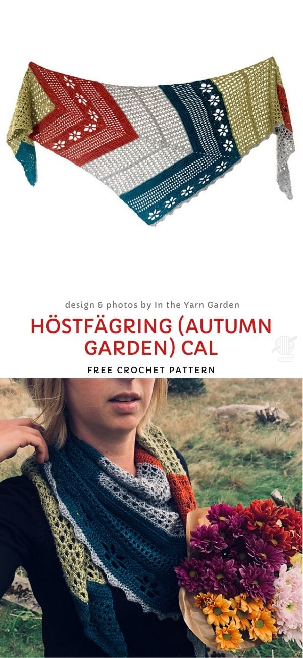 Höstfägring (Autumn Garden) CAL Free Crochet Pattern