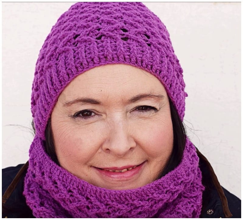 easy crochet hat and scarf set