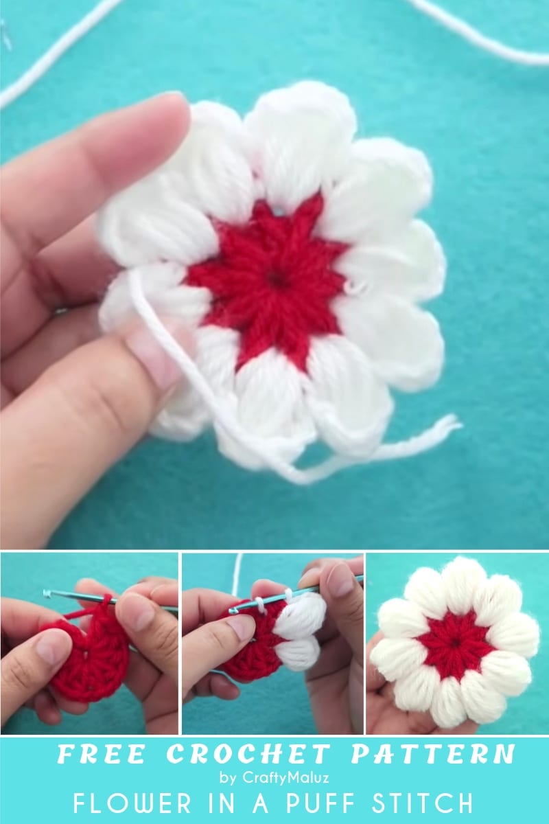 Easy Crochet Flower for beginners