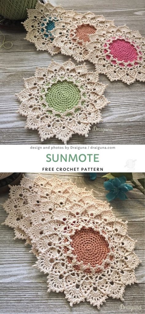 16 Romantic Lacy Crochet Doilies Free Patterns You Would Love