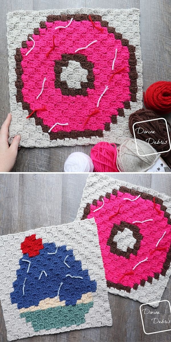 C2C Donut Afghan Square