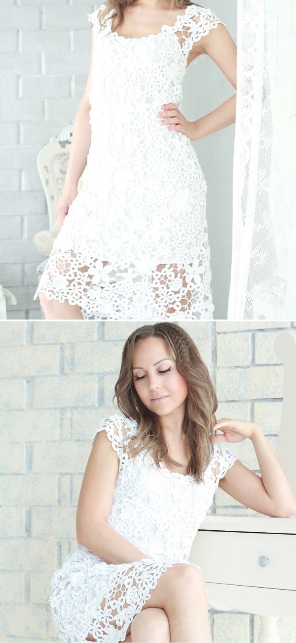 Dress White flowers