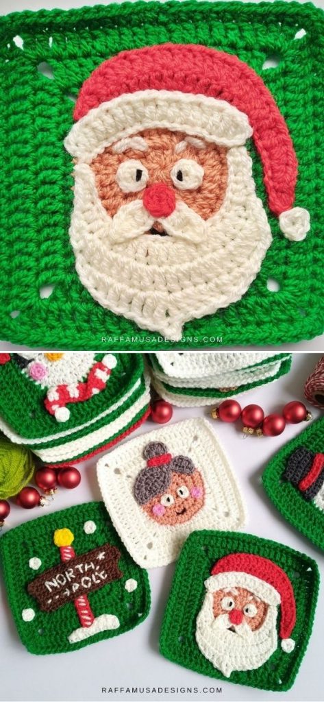 Santa Claus Granny Square