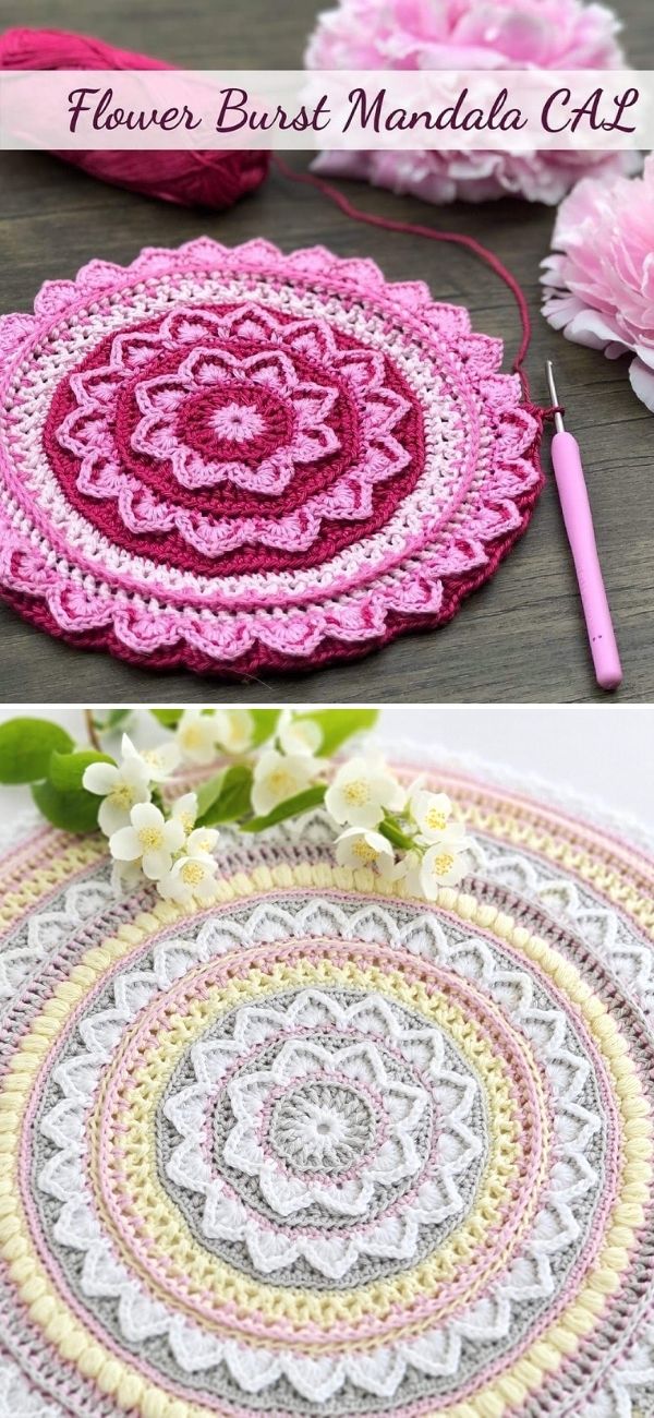 Flower Burst Mandala CAL