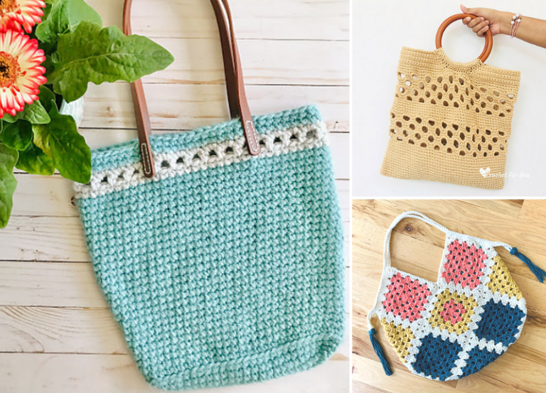 Beautiful And Fun Crochet Bag Ideas Pattern Center