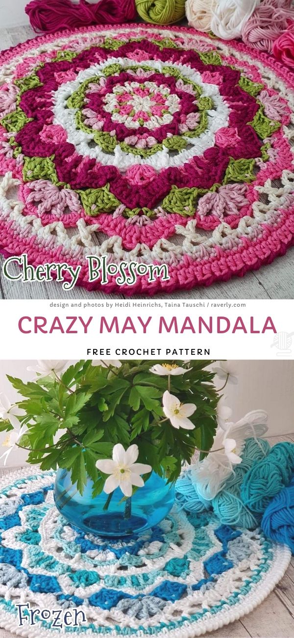 Crazy May Mandala Free Crochet Pattern
