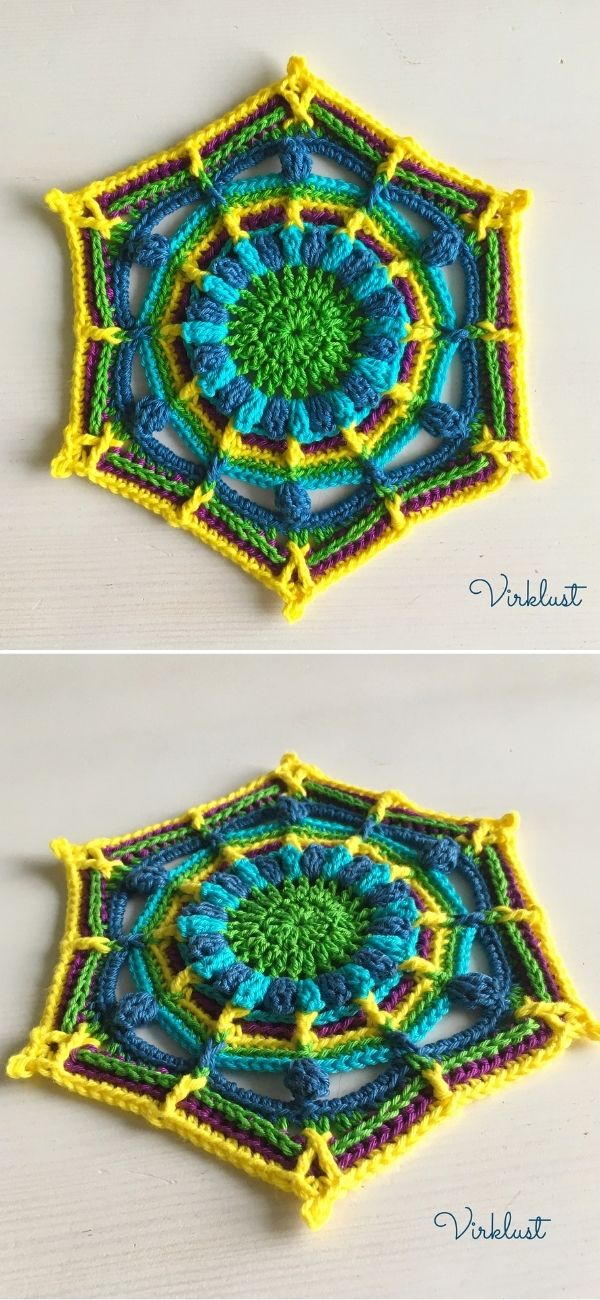 33 Beautiful Crochet Mandala Patterns Free Inspiring Designs