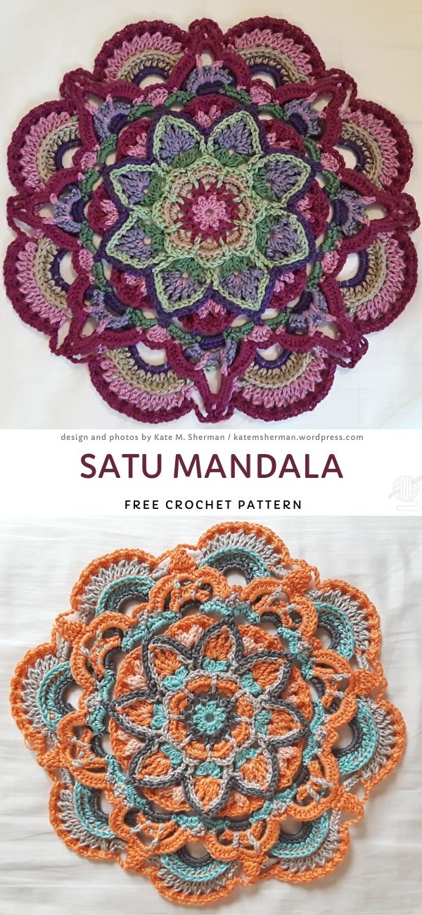 Satu Mandala Free Crochet Pattern
