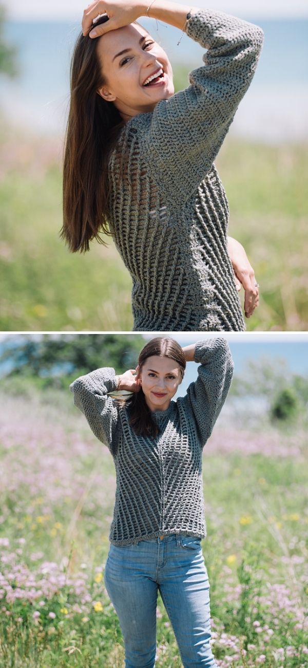 Raegan Mesh Sweater