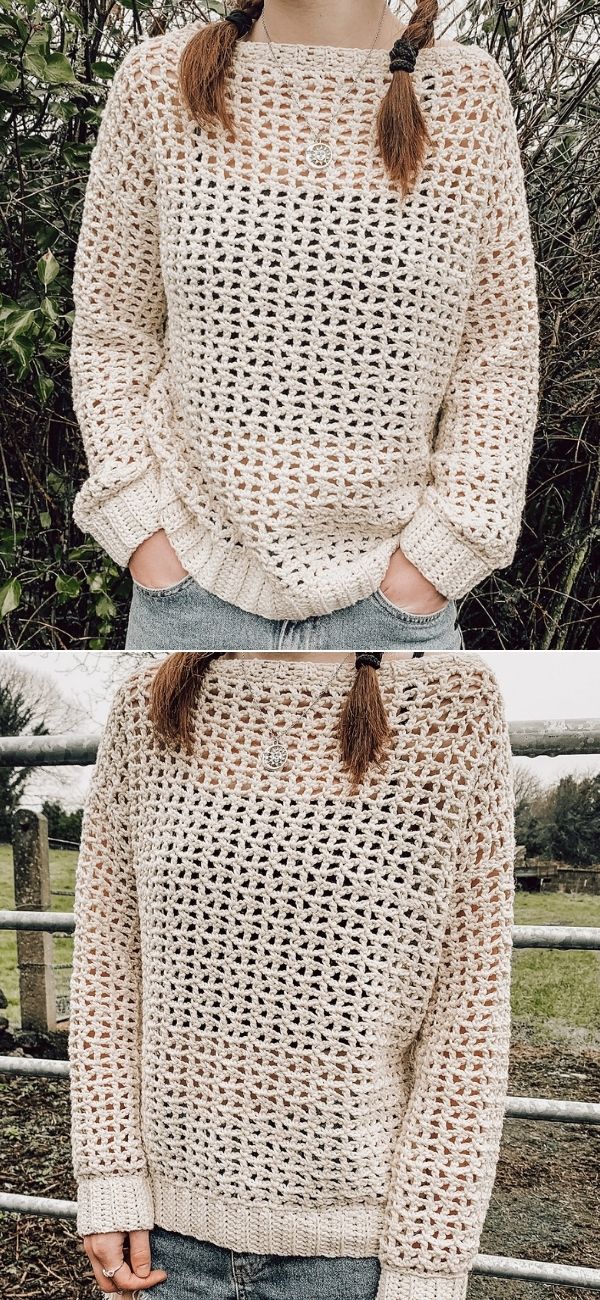 Spring Mesh Sweater