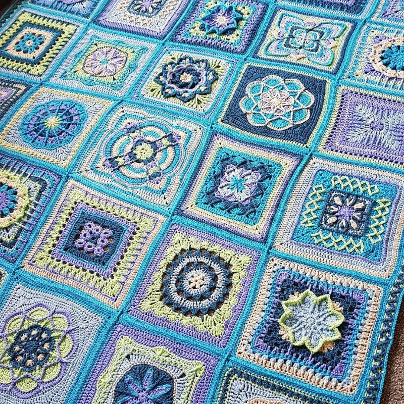 Nuts about Squares CAL Free Crochet Pattern