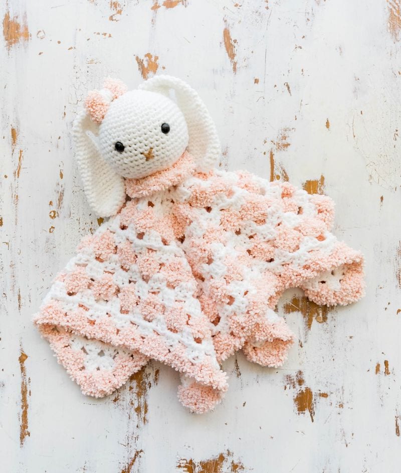Snuggle Bunny Baby Lovey Free Crochet Pattern