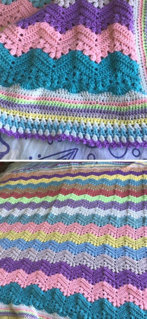 6-Day Kid Blanket Free Crochet Pattern_1