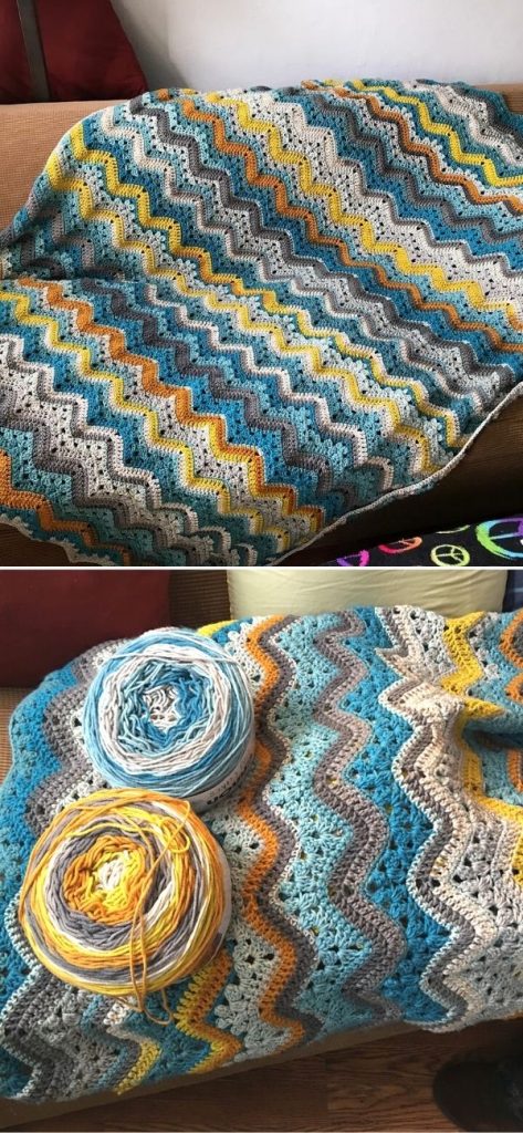 Betty's Lazy Mixer - 6-Day Kid Blanket Variation