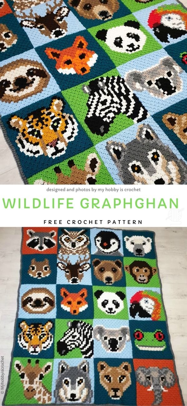 Wildlife Graphghan Free Crochet Pattern