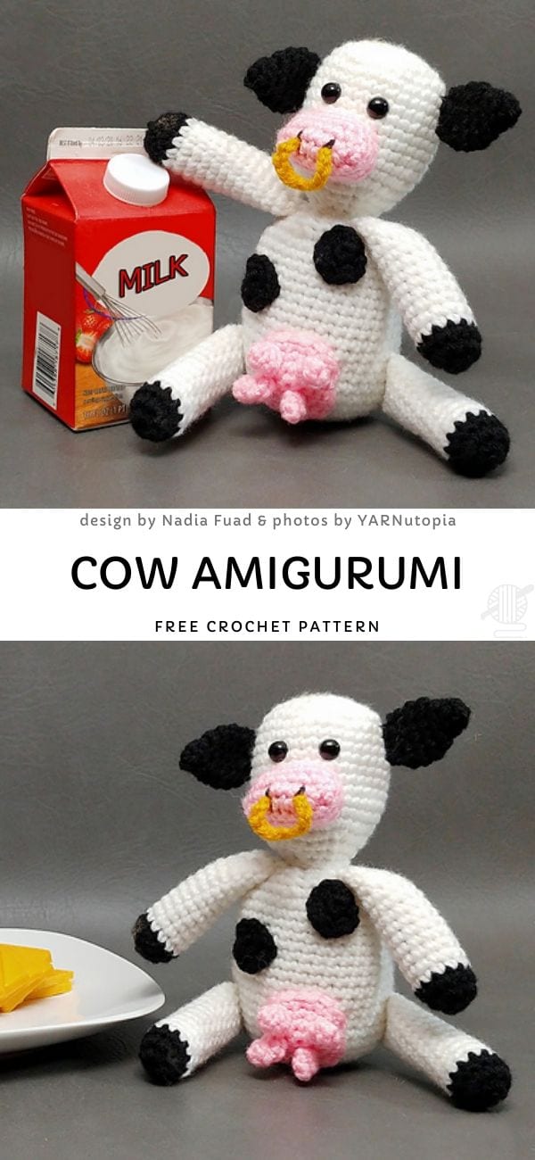 Cow Amigurumi  Free Crochet Pattern