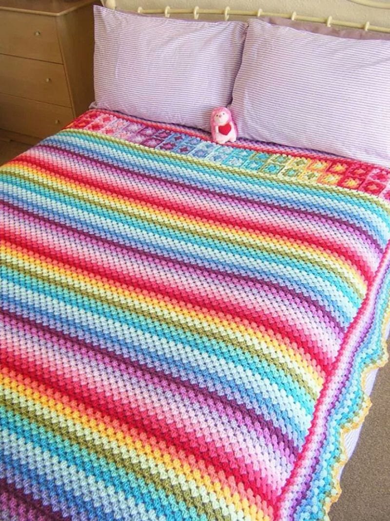 Granny Fusion Free Crochet Pattern