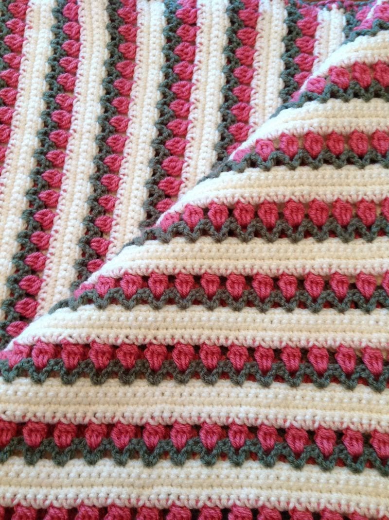 Tulip Throw Free Crochet Pattern
