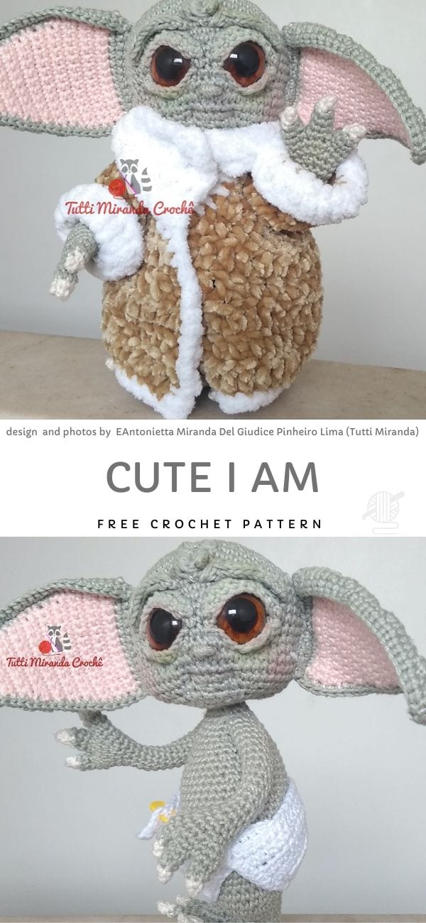 Cute I Am Free Crochet Pattern