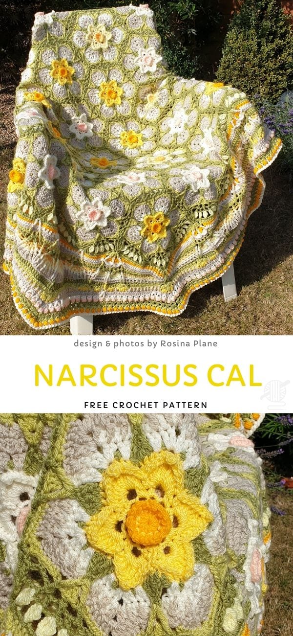 Narcissus CAL Free Crochet Pattern