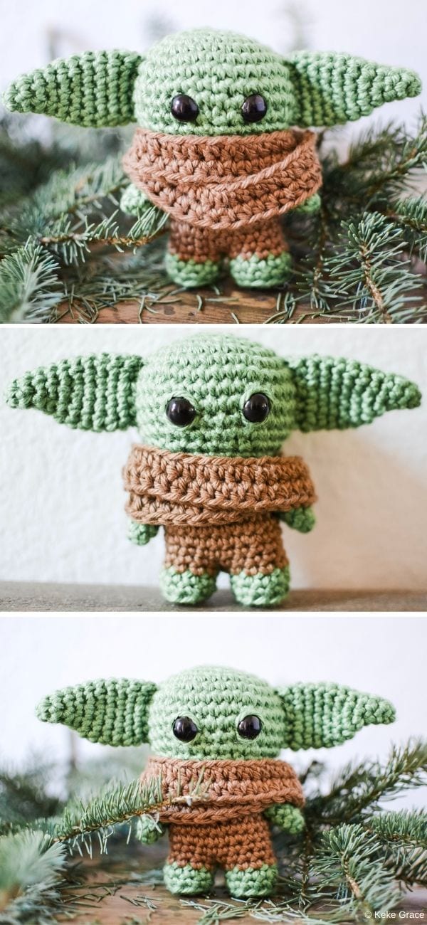 green doll with big ears