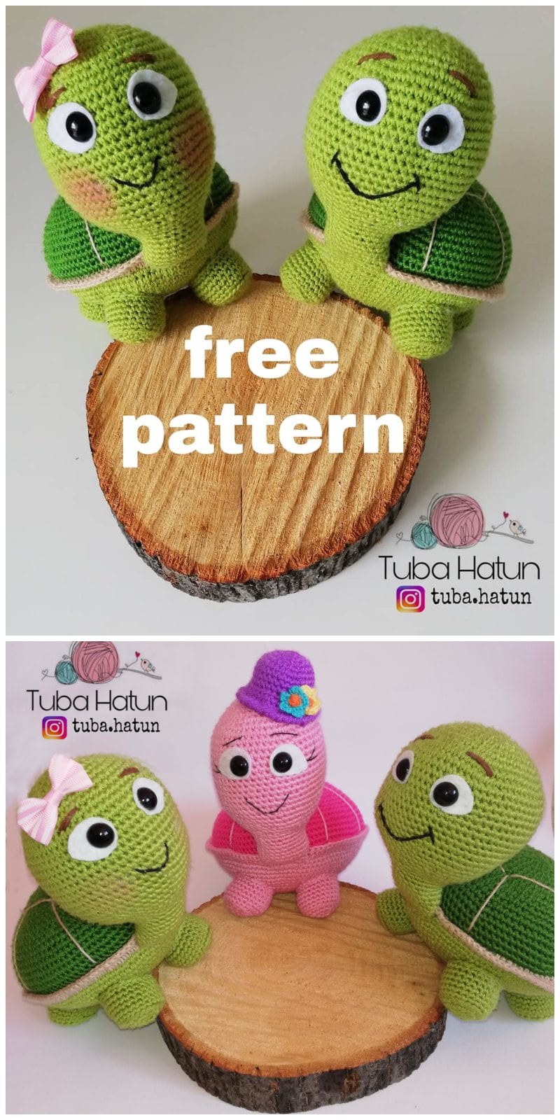 Wonderful Easy Little Turtles With Free Crochet Patterns