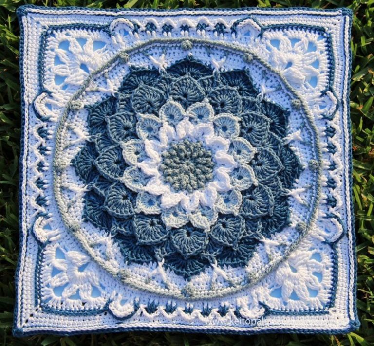 Sweet Crochet Mandala Squares - Pattern Center