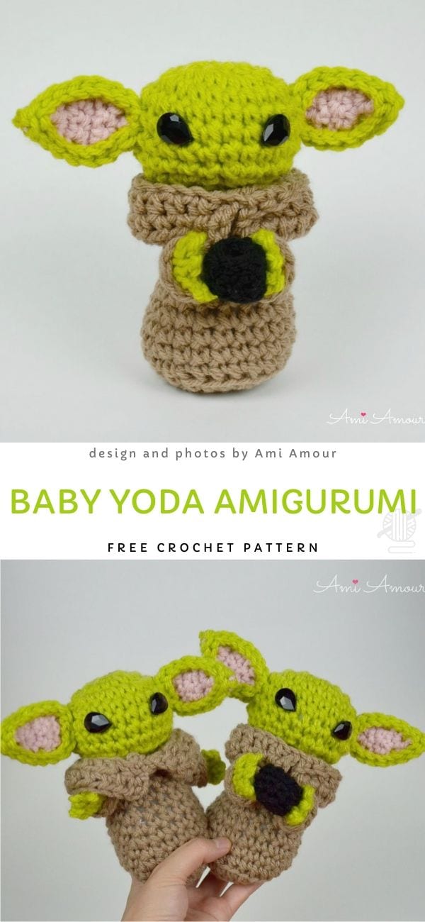 Baby Yoda Amigurumi Free Crochet Pattern