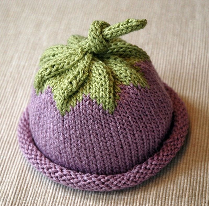 Berry Baby Hat Free Knitting Pattern