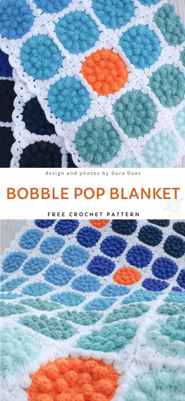 Bobble Pop Blanket Free Crochet Pattern