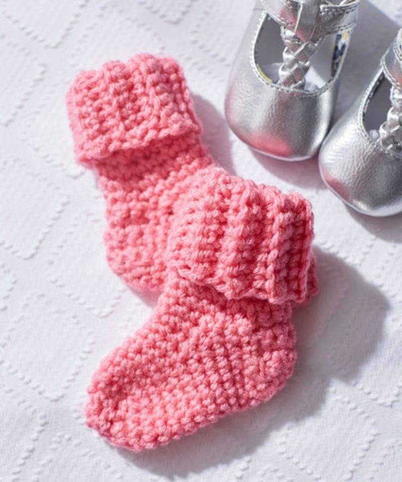 Crochet Baby Socks Free Pattern