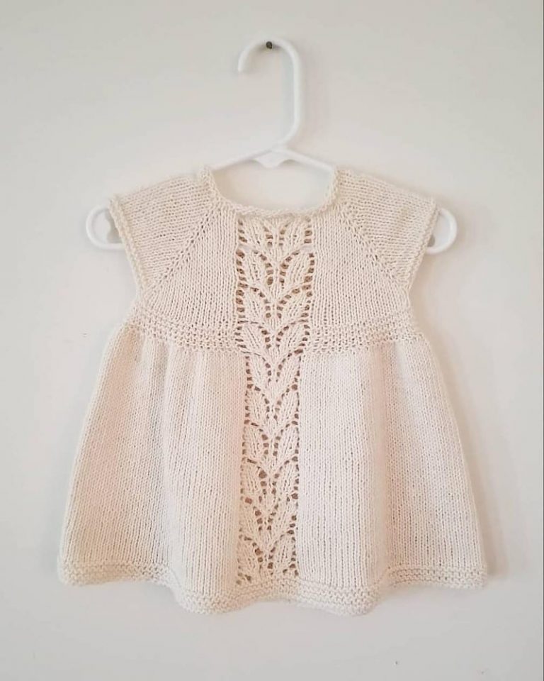 Delicate Knitted Baby Dresses