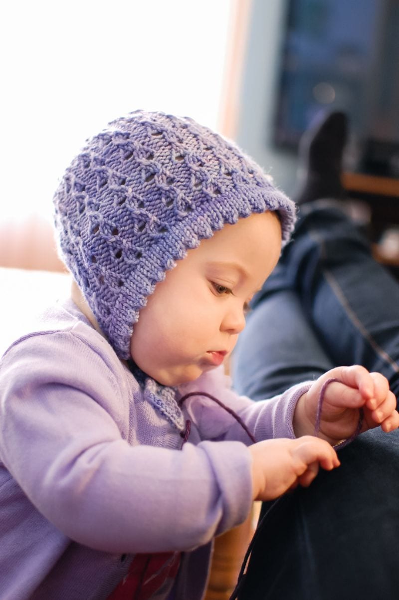Lilacs for Lila Free Knitting Pattern