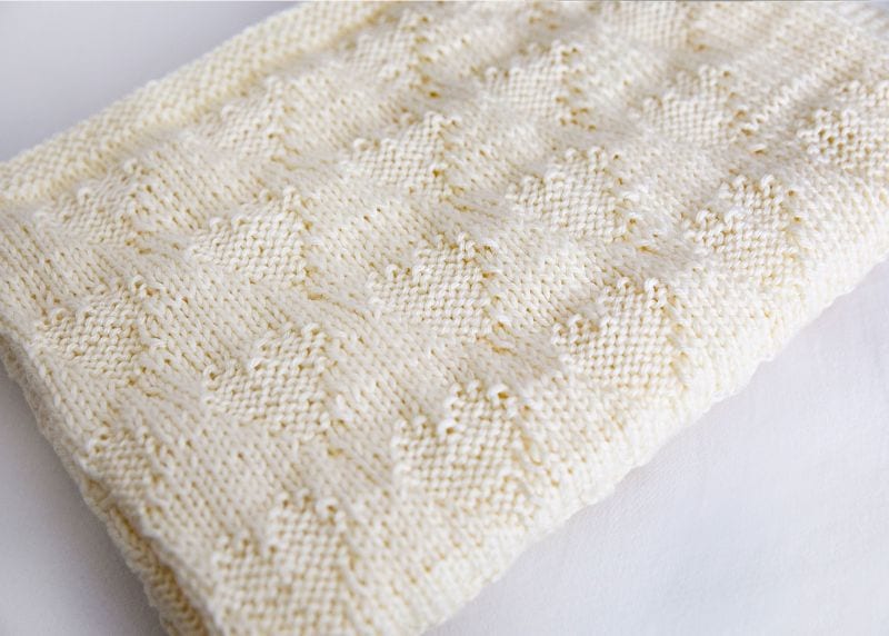 Sweetheart Baby Blanket Free Knitting Pattern
