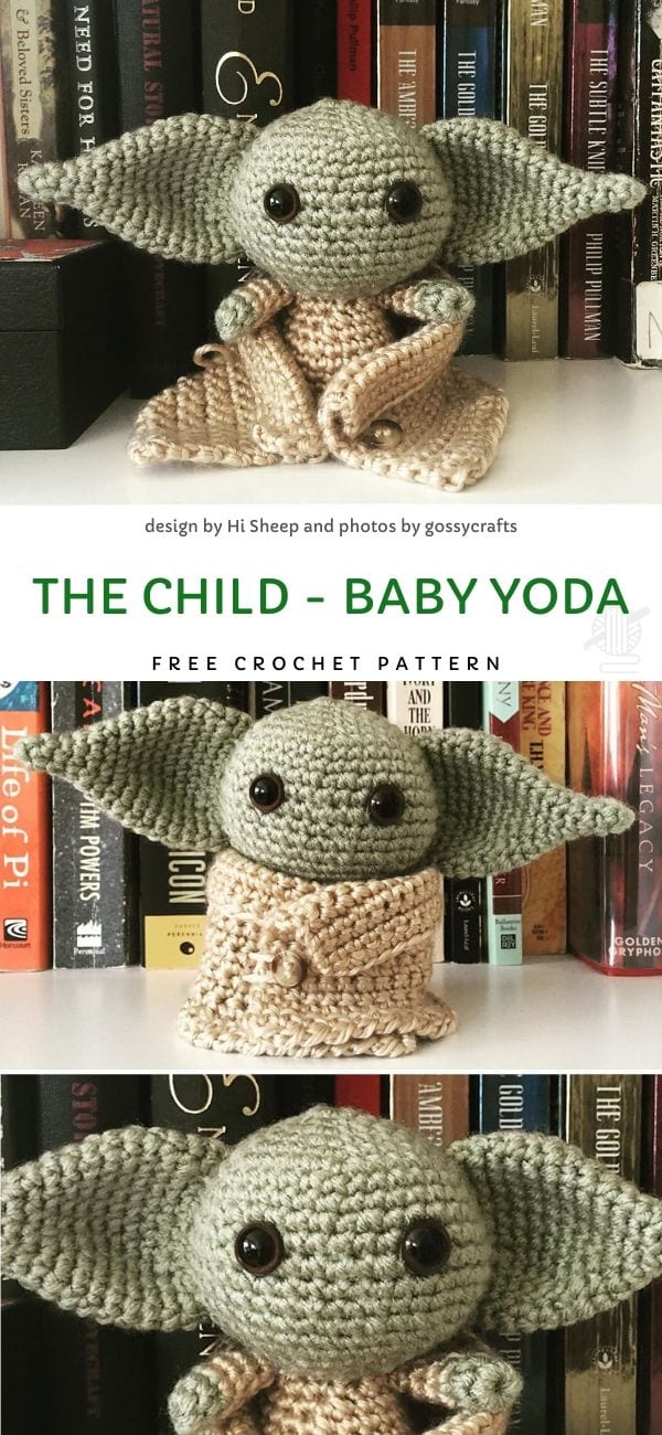 The child - Baby Yoda Free Crochet Pattern