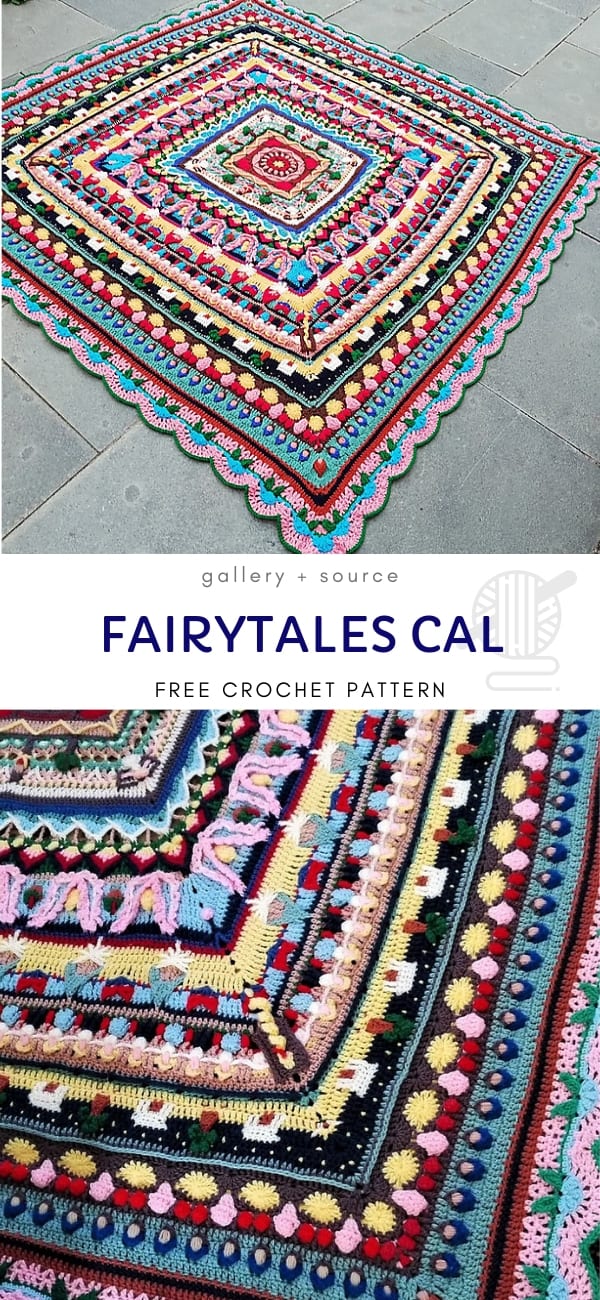 Fantastic And Beautiful Crochet Blanket CALs - Pattern Center