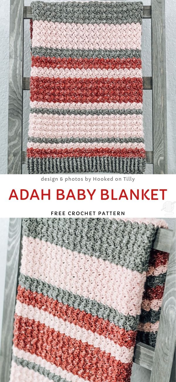 Adah Baby Blanket Free Crochet Pattern