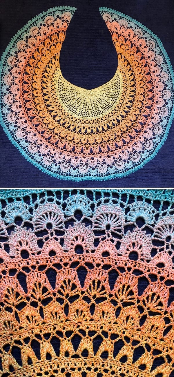 Birds of Paradise Shawl free crochet pattern